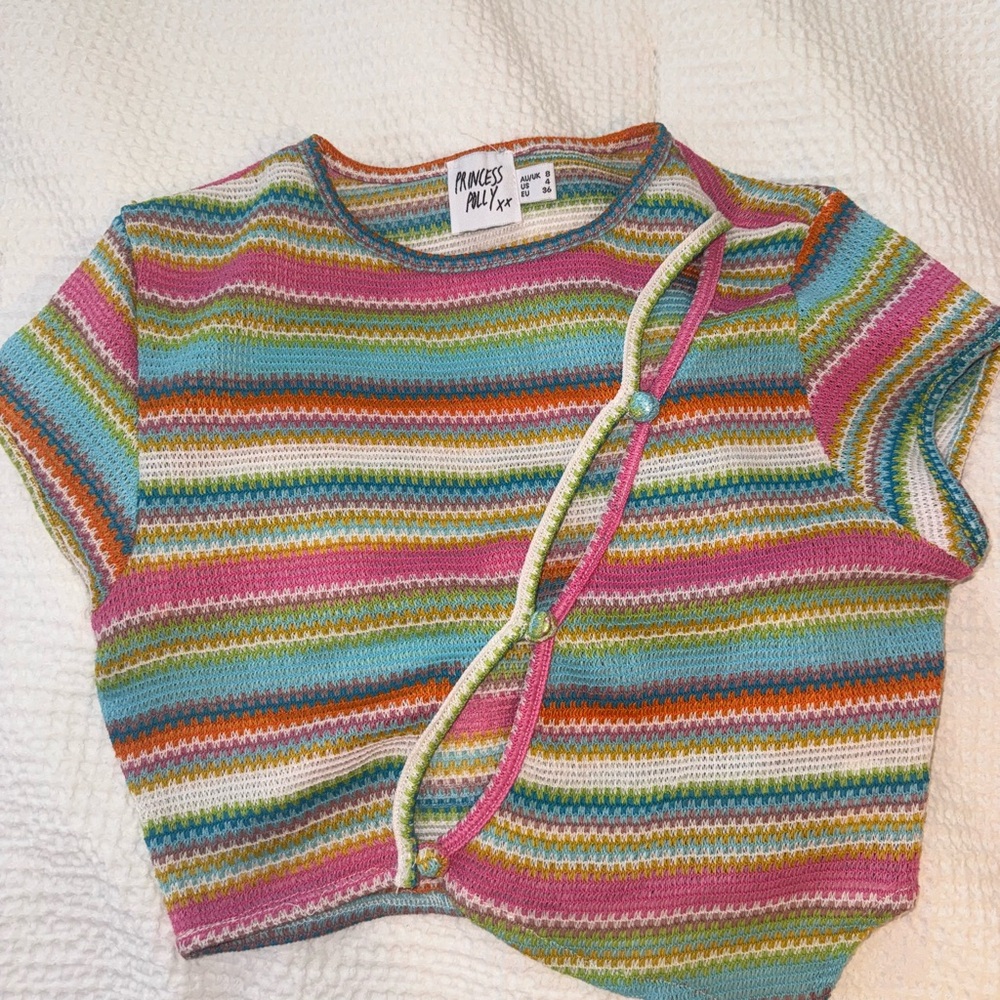 princess polly multicolor crop top
